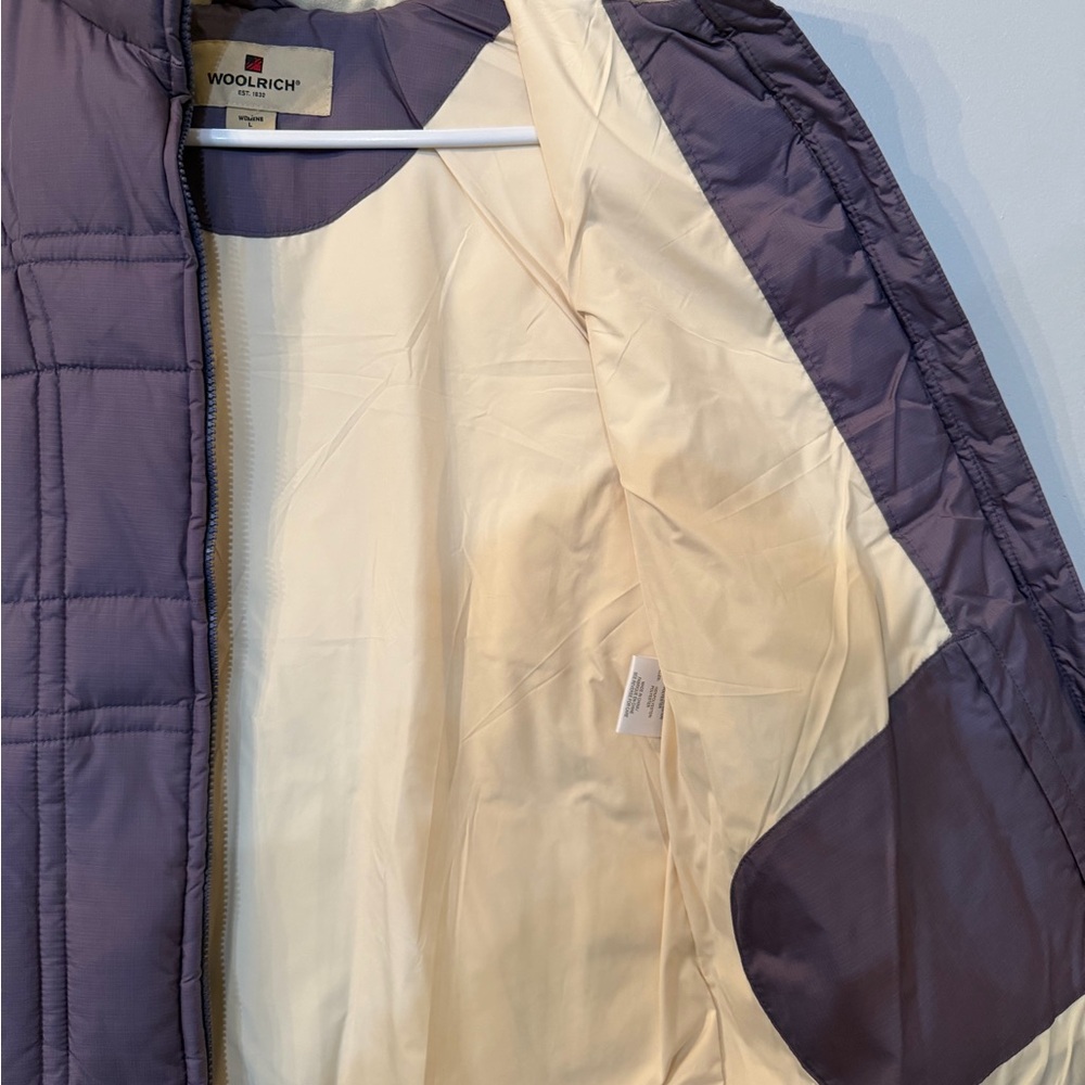 Woolrich Women's Amethyst Quilted Vest Size Large Purple - Picture 4 of 5